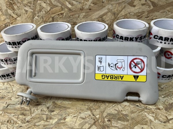 Козырек солнцезащитный правый Toyota Corolla XII (E210) – седан оригинальный номер 74310-02P50-A0