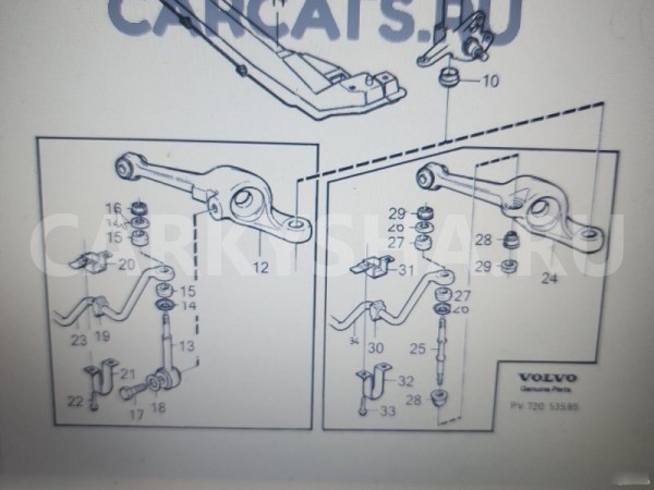 Втулки стабилизатора Volvo 240 Volvo 240 Series 