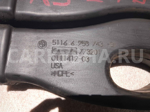 Воздуховод BMW X5 E70 (2006—2010) BMW X5 оригинальный номер 51166958743