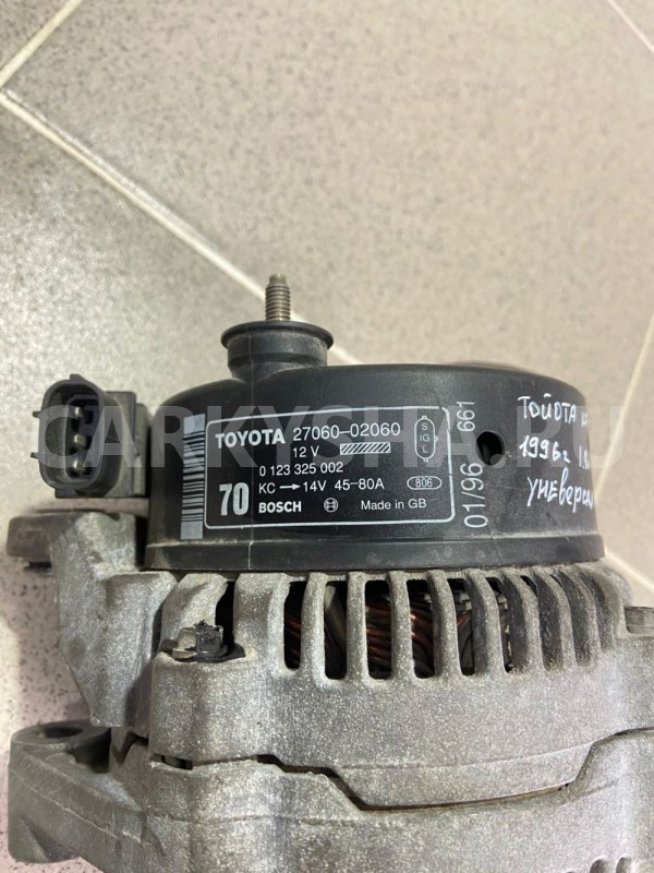 Генератор Toyota Carina E 1996 г 7A-FE Toyota Carina оригинальный номер 2706002060