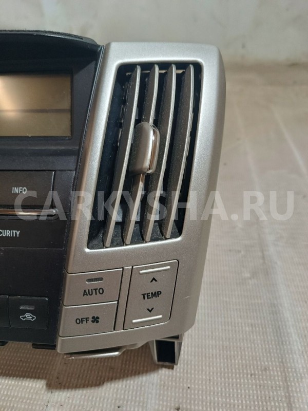 Блок управления климатической установкой Lexus RX 