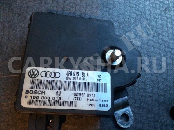 ECU контроля АКБ Audi A6 III (C6) Седан оригинальный номер 4F0915181A 4F0915181E 4F0910181E 4F0915181B 4F0910181F 0199000013 4F0 915 181 A 4F0 915 181 E 4F0 910 181 E 4F0 915 181 B 4F0 910 181 F 0 199 000 013