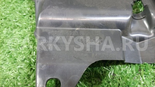 Пыльник (защита) двигателя передний левый Renault Renault 17 оригинальный номер 638314816R