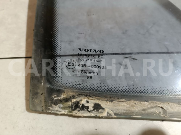 Стекло кузова заднее левое глухое Volvo 740 