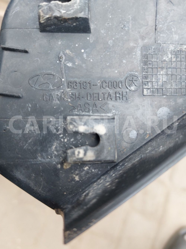 Уголок крыла правый Hyundai Getz Hyundai Getz оригинальный номер 861911C000