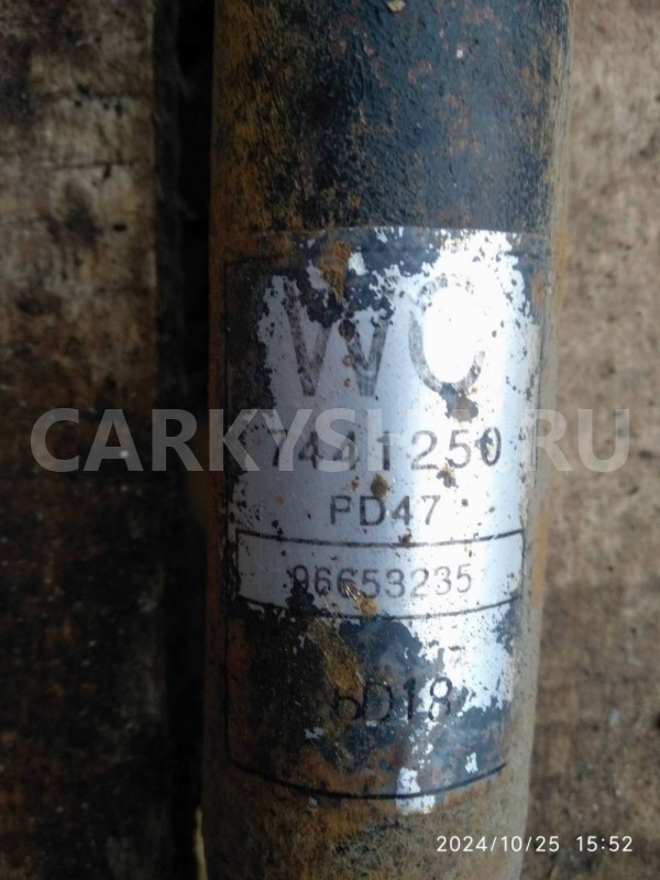 Амортизатор задний Chevrolet Aveo I (2003—2008) Chevrolet Aveo оригинальный номер 96653235