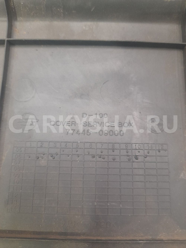 Крышка обшивки багажника Ssang Yong Kyron Ssang Yong Kyron оригинальный номер 7744509000