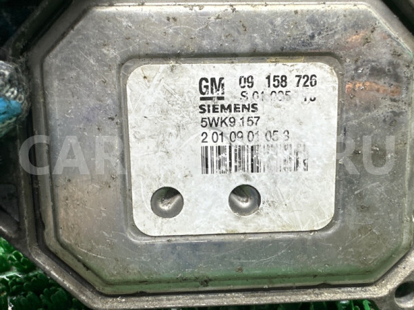 Блок управления двигателем Opel Zafira 09158726 A Opel Zafira 