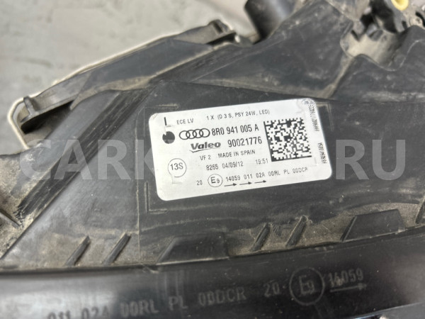 Фара Audi Q5 2013 Audi Q5 