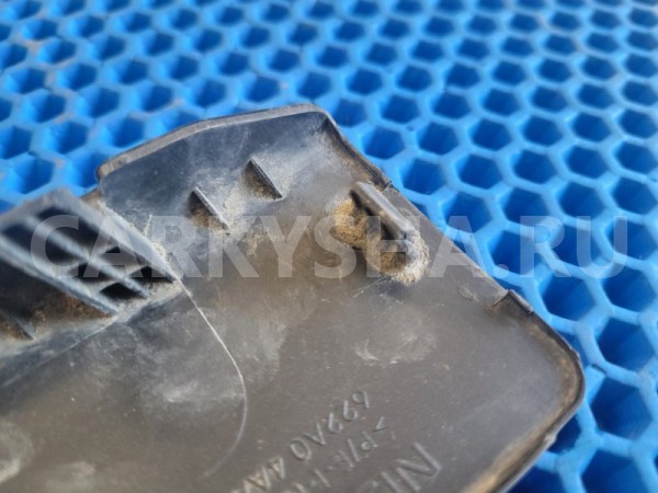 Заглушка бампера Nissan Almera 2018 622AO4AA0H G15 K4M, передняя Nissan Almera 