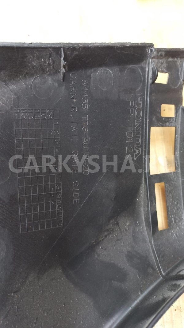 Накладка правой двери багажника внутренняя Honda CROSSTOUR (2009-20012) Honda Crosstour 