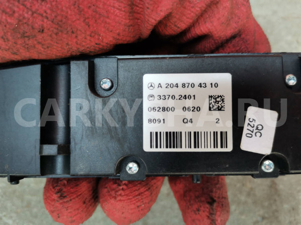 Кнопка, блок кнопок A2048704310 Mercedes-Benz C-Class 2008 W204 271.950 Mercedes-Benz C-klasse оригинальный номер A2048704310
