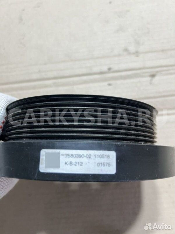 Шкив коленвала BMW 5 F10 N52B30 2011 BMW 5er оригинальный номер 11 23 7 580 391