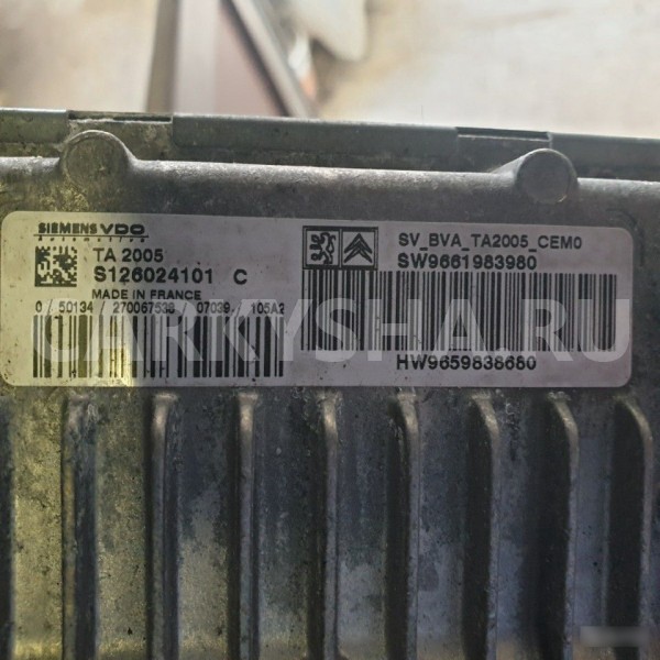 Блок управления АКПП Peugeot 308 