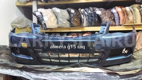 Бампер передний   g15 12-19 серо синий raq Nissan Almera III (G15) оригинальный номер 62022-4AA0H