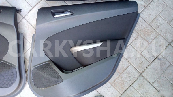 Комплект дверных обшивок Опель Астра Джей Astra J Opel Astra оригинальный номер 13258735