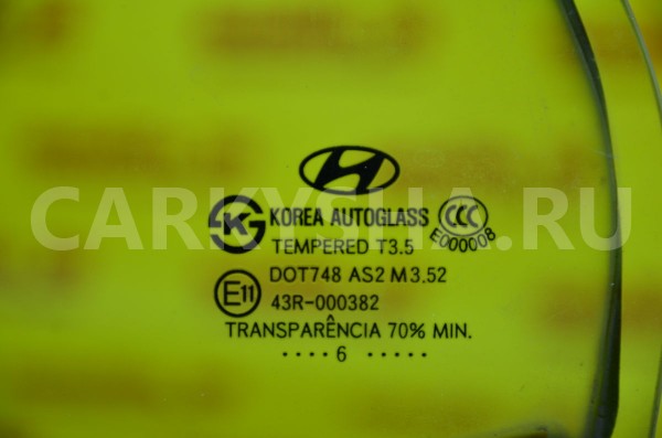 Форточка двери Hyundai Santa Fe 