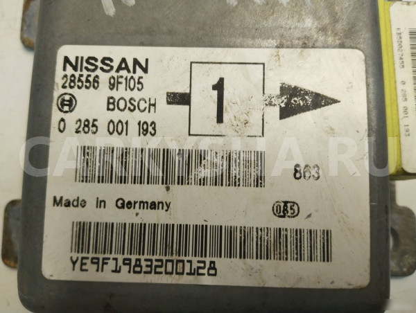 Блок управления AIR BAG Nissan Primera 285569f105 Nissan Primera оригинальный номер 285569f105