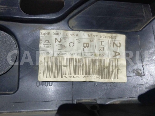 Крепеж стеклоподъемника Ford Fusion I рестайлинг (2005—2012) Ford Fusion оригинальный номер 2s61a045h22a