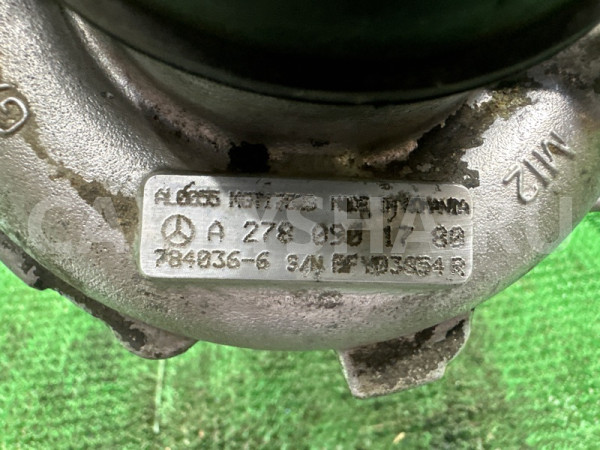 Турбина Mercedes S A2780901780 W221 278.932 Mercedes-Benz S-klasse 