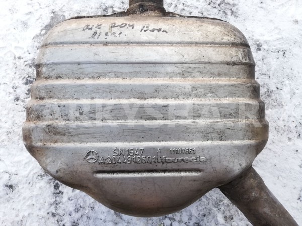 Глушитель слева A2044901759 Mercedes-Benz GLK-Class 2010 X204 M651 D22 Mercedes-Benz CLK-klasse 