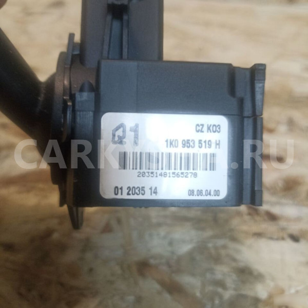 Переключатель дворников Volkswagen golf plus Volkswagen Golf Plus оригинальный номер 1K0953519J