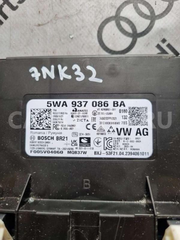 Блок комфорта Audi A3 8Y (2020—2026) Audi A3 оригинальный номер 5WA937086BA