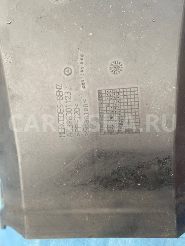 Центральный воздуховод печки Mercedes Viano W639 Mercedes-Benz Vito оригинальный номер A6398301123