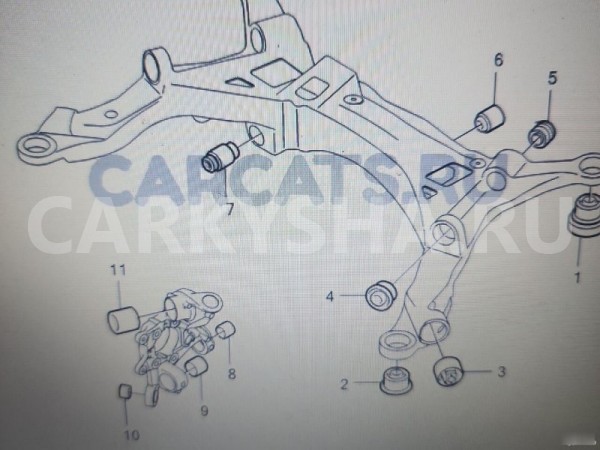 Сайлентблок подвески задний Volvo S60 Volvo S60 