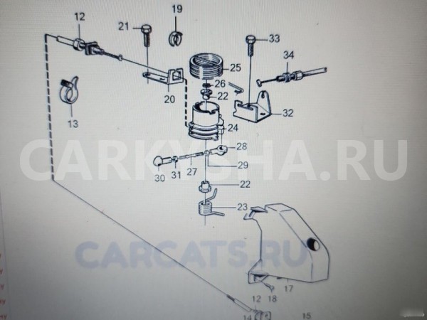 Трос газа Volvo 240 Volvo 240 Series 