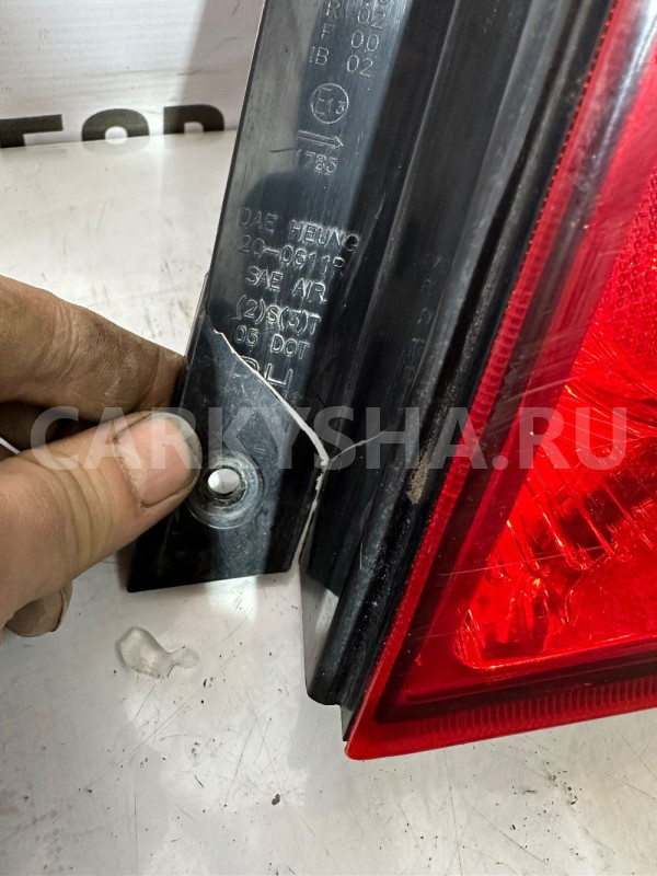Фонарь задний правый Chevrolet Aveo T250 Chevrolet Aveo оригинальный номер 96943572