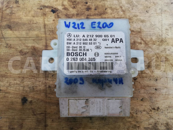 Блок Управления Парктроником Mercedes-Benz E-Class 2009 W212 271.860 Mercedes-Benz E-klasse оригинальный номер A2129006501