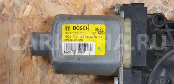 Мотор стеклоподъемника передний правый Hyundai Hyundai Solaris оригинальный номер 82460h5000