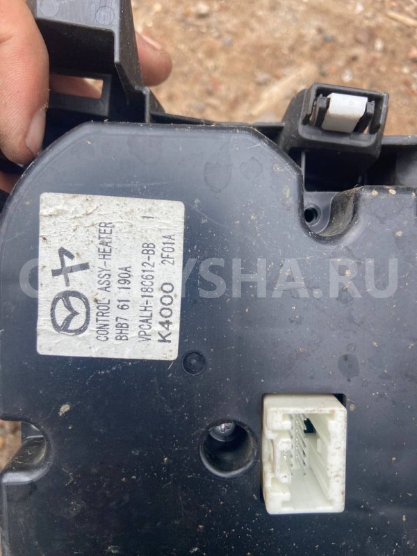 Блок управления климат-контролем Mazda 3 BL рестайлинг (2011—2013) Mazda 2 оригинальный номер bhb761190a