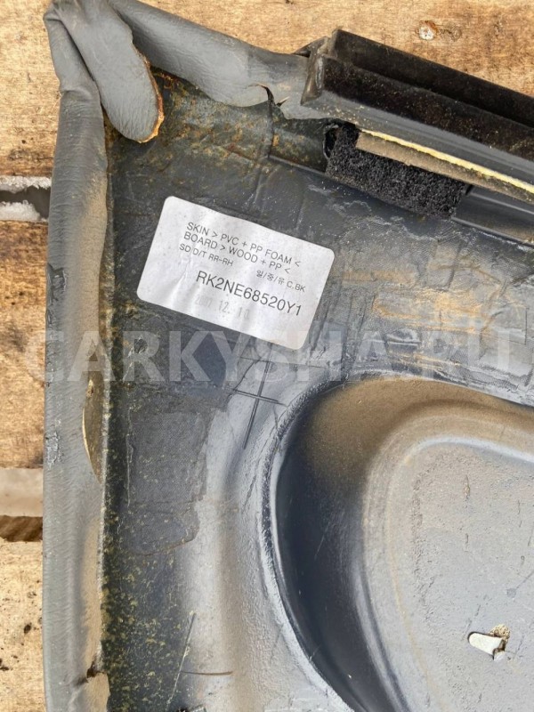 Обшивка двери Kia Spectra I рестайлинг 2 (2004—2011) Kia Spectra оригинальный номер RK2NE68520Y1