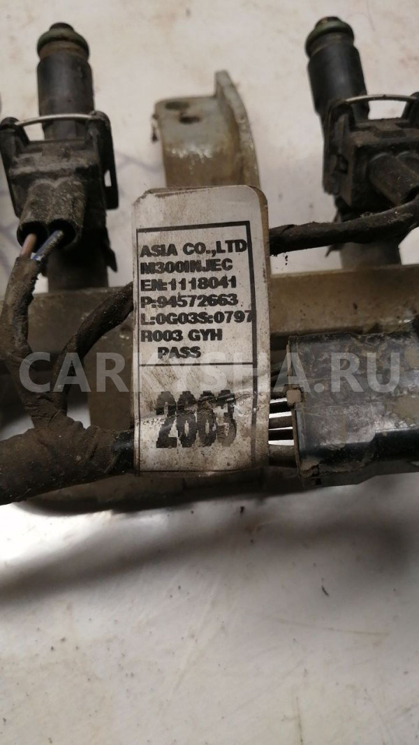 рейка топливная рампа форсунка Chevrolet Spark 3 Chevrolet Spark оригинальный номер 25183106