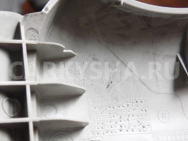 Обшивка стойки Skoda Rapid I рестайлинг (2017—2020) Skoda Rapid оригинальный номер 5JA867244