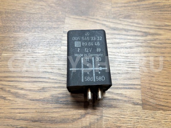 Реле освещения Mercedes W126 Mercedes-Benz S-klasse оригинальный номер 0055453332