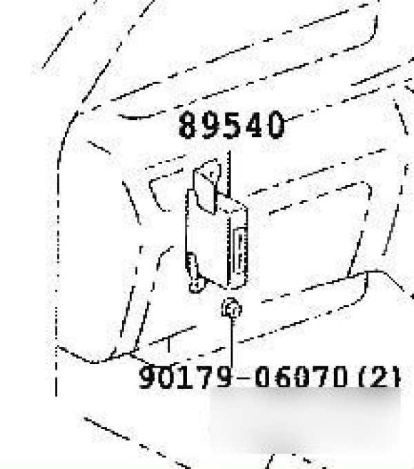 Блок управления Abs 2C25 Toyota Caldina 1993 Toyota Caldina 