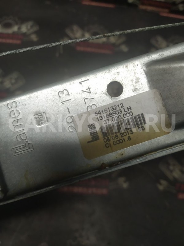 Стеклоподъемник механический задний Опель Корса Opel Corsa оригинальный номер 13188503