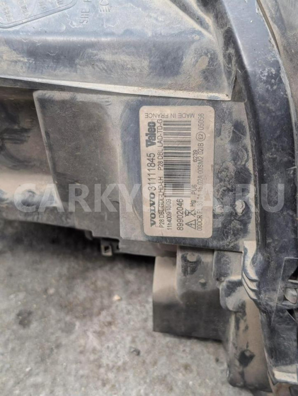 Фара Volvo XC90 оригинальный номер 30612864
