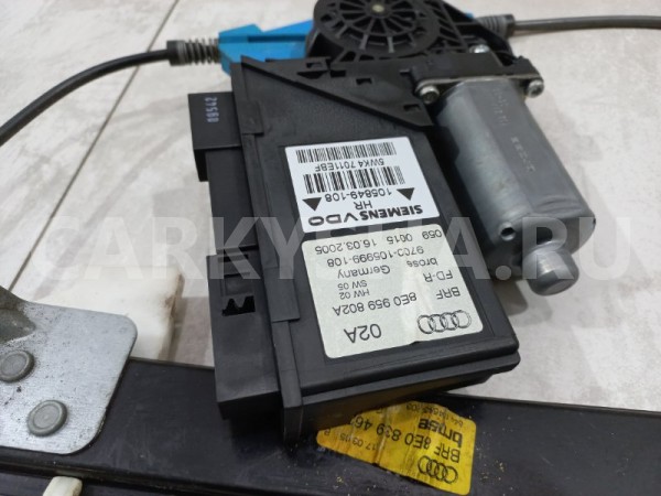 Стеклоподъемник Audi S4 2005 8E0839462 B7 BBK, задний правый Audi 200 