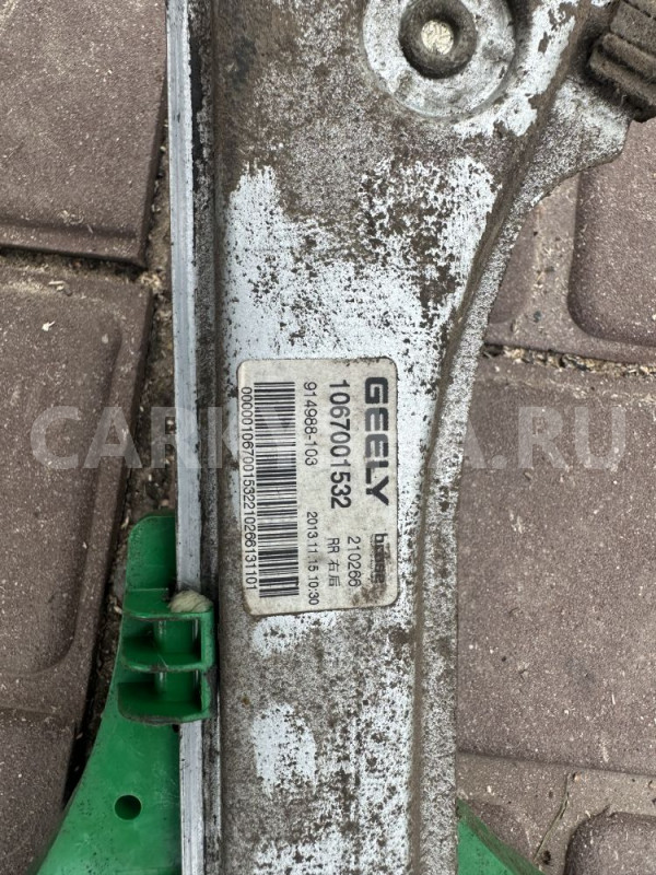 Стеклоподъемник задний правый Geely Emgrand EC7 Geely Emgrand EC7 оригинальный номер 1067001532