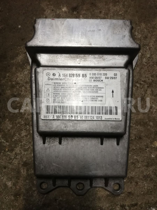 Блок управления airbag A1648205585 Mercedes-Benz M-класс W164 Mercedes-Benz M-klasse оригинальный номер A1648205585