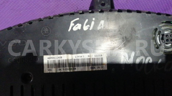 Комбинация приборов Skoda Fabia II BZG JUS Skoda Fabia оригинальный номер a2c53111438