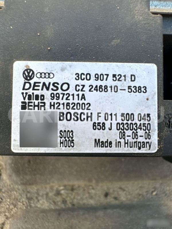Резистор отопителя Volkswagen Volkswagen Golf Plus оригинальный номер 3c0907521d
