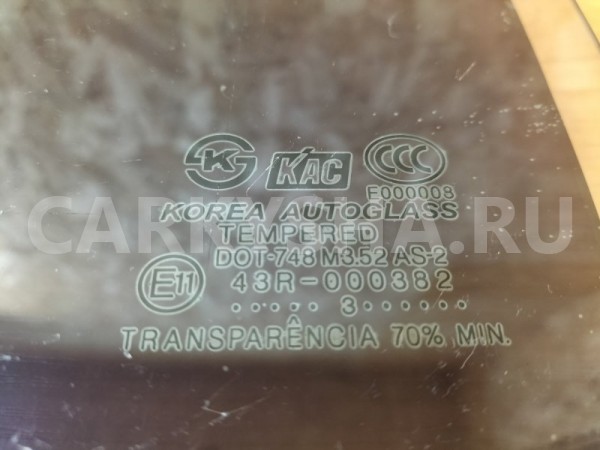 Стекло двери заднее левое Hyundai Sonata EF G4GC Hyundai Sonata 
