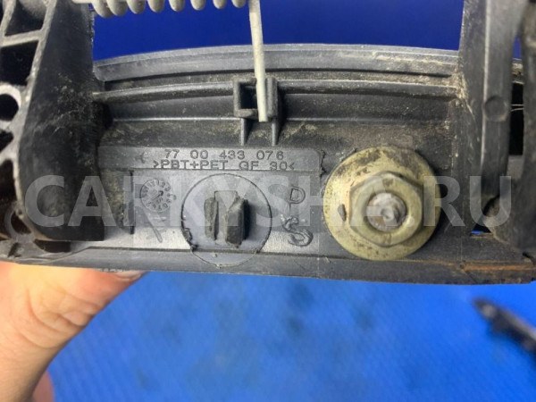 Ручка двери задней наружная правая Renault Logan 1 Renault 20 оригинальный номер 7700433076