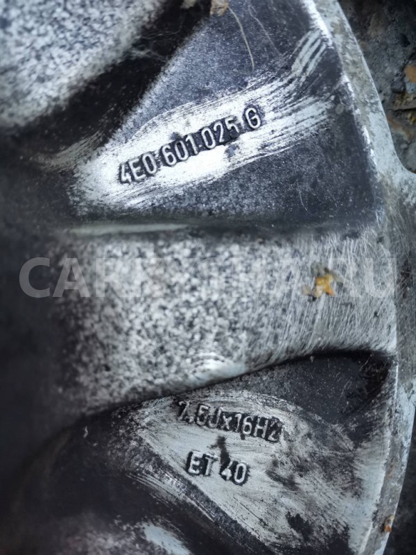 Диски колесные Audi A8 D3/4E литые R16 J7.5 5x112 ET40 DIA57.1   