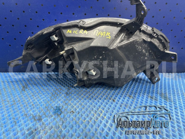 Фара правая DEPO дефект Nissan Micra K12 ЛЕВЫЙ РУЛ Nissan Micra оригинальный номер 26010BC50B